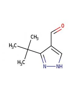 Astatech 3-TERT.BUTYL-1H-PYRAZOL-4-CARBALDEHYDE, 95.00% Purity, 0.25G